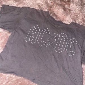 ACDC crop top